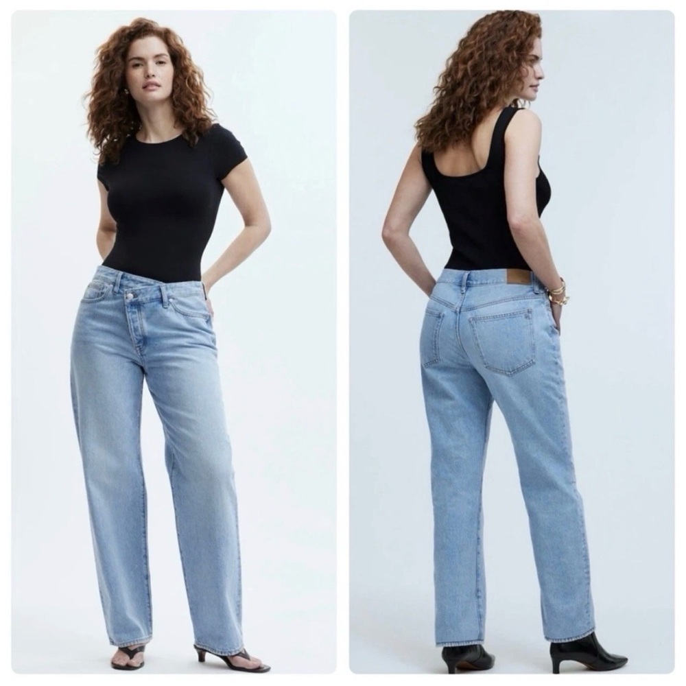 Madewell Curvy Low-Slung Straight Jeans